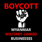 Boycott Myanmar Military-Linked Businesses ไอคอน