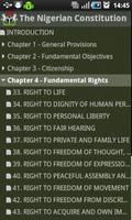 Nigerian Constitution capture d'écran 2