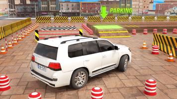 Prado Car Parking 3D Car Games Affiche