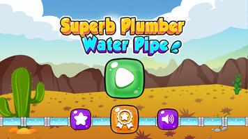 Superb Plumber: Water Pipe Affiche