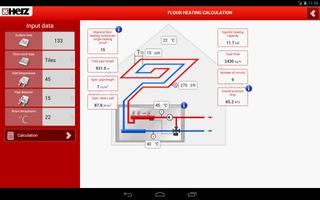 HERZ FBH - Floor Heating Calc screenshot 3