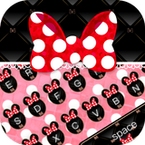 Minny bowknot keyboard theme ícone