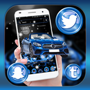 Blue Car Launcher Theme APK