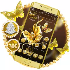 download Golden ButterFly Theme XAPK