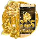 Golden Rose Launcher Theme icône