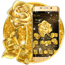 Golden Rose Launcher Theme APK