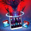 Silhouette Tree Man Theme