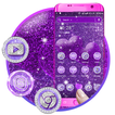 Purple Glitter Launcher Theme