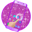 Purple Glitter Water LWP