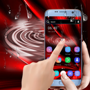 Red Black Water Ripple LWP APK