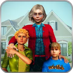 download Virtual Family Happy Granny Sim: Nonnina come tata APK
