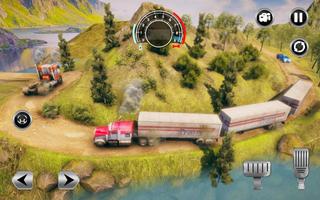 Road Train Truck Driving Sim:  poster