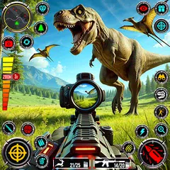 Wild Dinosaur Hunting Zoo Game Icon