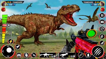 Wild Dino Hunting Gun Games पोस्टर