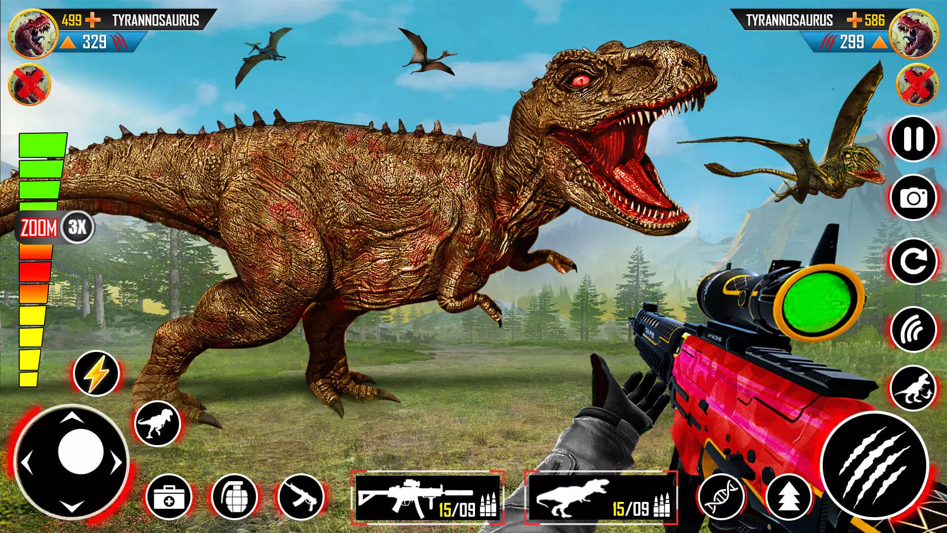 JURASSIC MISSIONS: free offline shooting games android iOS apk