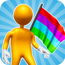 Flag Runner Game: Flag Painter APK