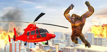 Incredible Monster Gorilla Rampage: Animal Games
