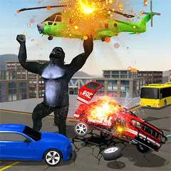 Incredible Monster Gorilla Rampage: Animal Games APK Herunterladen