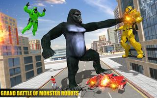 Incredible Monster Gorilla Rampage: Animal Games imagem de tela 1