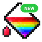 Pixel Art: Coloring by numbers icon
