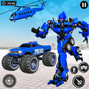 US Police Monster Truck Robot aplikacja