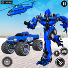 US Police Monster Truck Robot icono