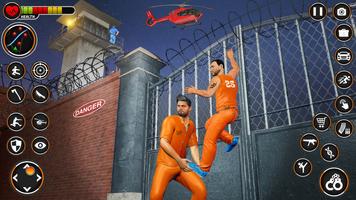 Gangster Prison Escape Games постер