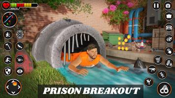 Gangster Prison Escape Games स्क्रीनशॉट 2