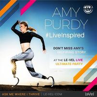 Amy Purdy - Live Inspired plakat