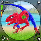 Wild Dino Hunter : 3D Gun Game ícone