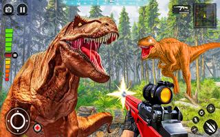 Wild Dino Hunter : 3D Gun Game Affiche