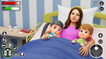 پوستر بازی زندگی خانوادگی مادر مجازی
