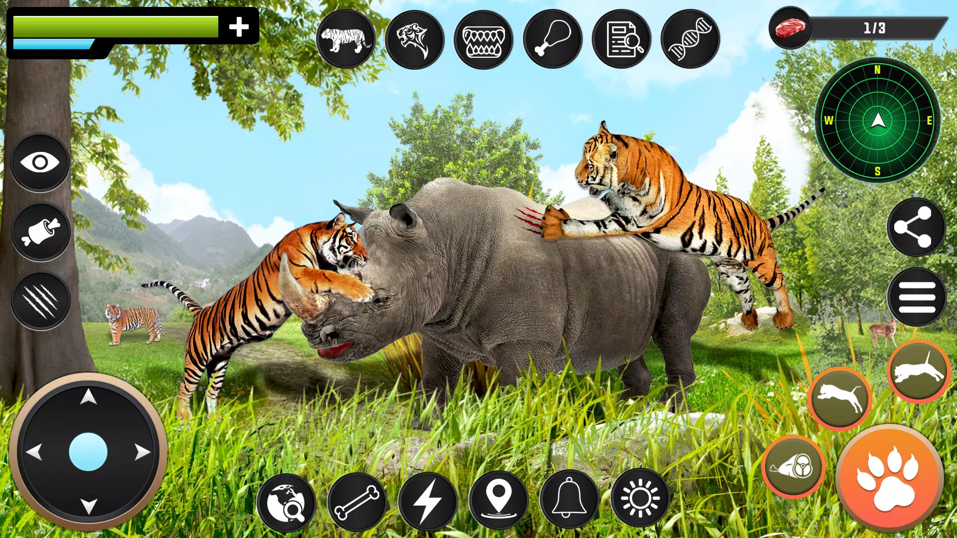 Jogo de Tigre Para Celular Tiger Simulator 3D Android ios Gameplay