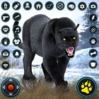 Wild Black Panther Games ไอคอน