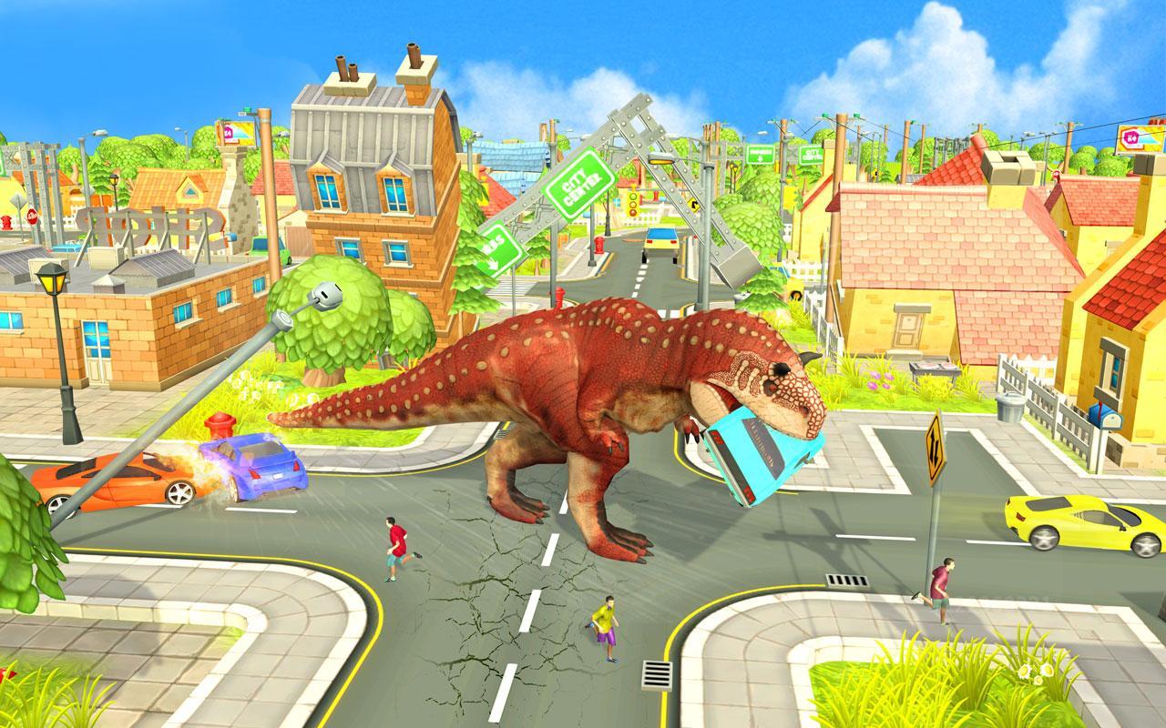 Dino Rampage Attack City T Rex Vs Angry Gorilla For Android Apk - dino rampage roblox