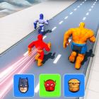 Superhero Transform Shift Race icône