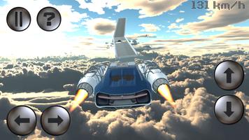 Jet Car - Mega Jumping Stunts ภาพหน้าจอ 1