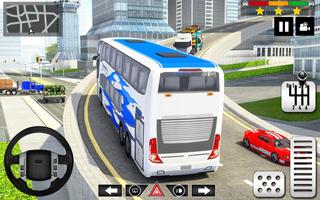 Coach Bus Driving Simulator 3D الملصق