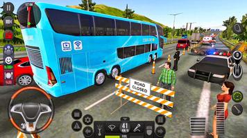 Coach Bus Driving Simulator 3D تصوير الشاشة 1