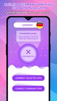 Unlimited GERMANY VPN Proxy :Free  VPN Master 2019 โปสเตอร์