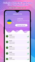 Unlimited UKRAINE  VPN Proxy : Free  VPN Master capture d'écran 1