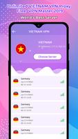 Unlimited Vietnam VPN Proxy :  VPN Master 2019 تصوير الشاشة 1