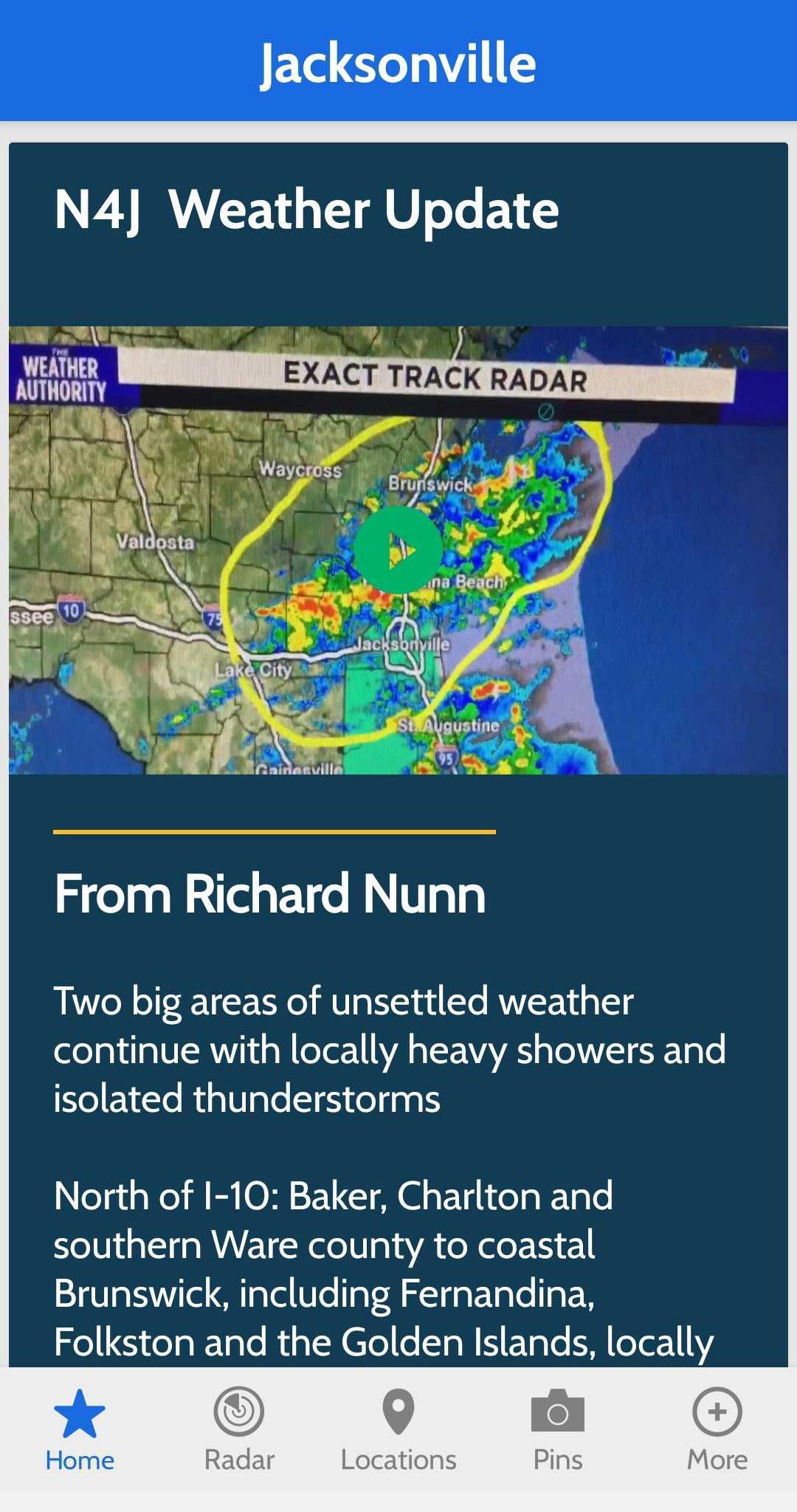 Wjxt The Weather Authority For Android Apk Wjxt The Weather Authority For