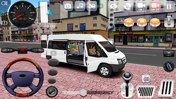 Minibus City Driving Simulator الملصق