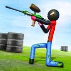 Stickman Paintball Shooting आइकन