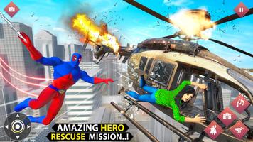 Rope Hero - Spider Hero Games captura de pantalla 3