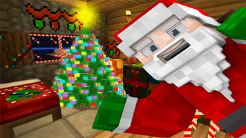 Arbre de Noël pour Minecraft Affiche