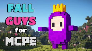 Fall Guy's Mods for MCPE Affiche