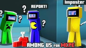 Maps of Among Us for Minecraft Affiche