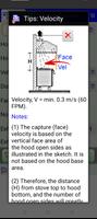 Kitchen hood exhaust calc capture d'écran 2